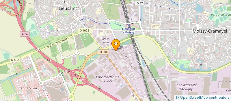 localisation de l'entreprise HUMAN RECRUTE à MOISSY-CRAMAYEL