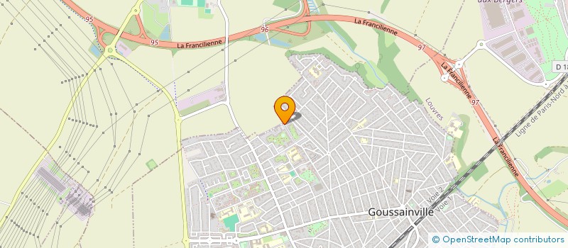 localisation de l'entreprise HUMAN'S LIFE  GOUSSAINVILLE