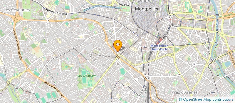 localisation de l'entreprise HUMAN SANTE à MONTPELLIER