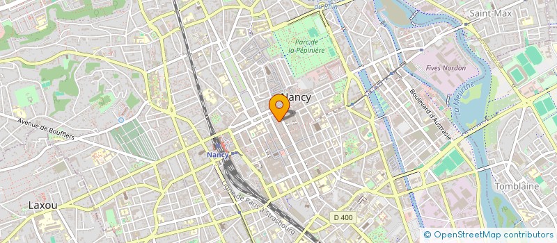 localisation de l'entreprise HUMAN SPORT  NANCY