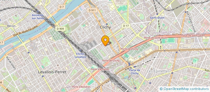localisation de l'entreprise HUMAN STORIES à CLICHY