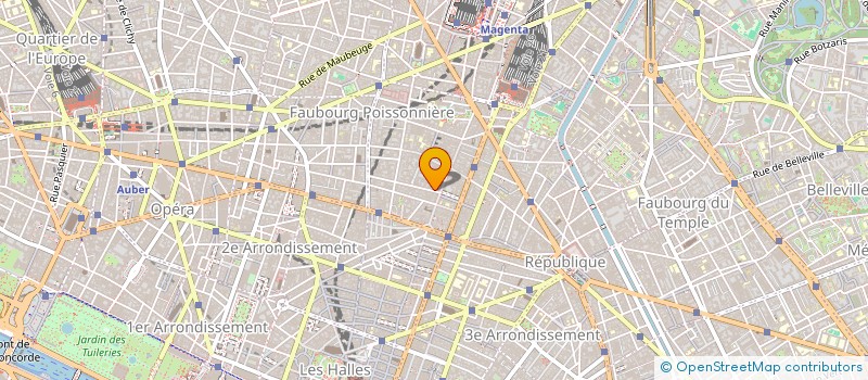 localisation de l'entreprise HUMAN TECH à COURBEVOIE