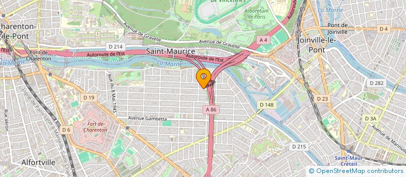 localisation de l'entreprise HUMAN THINGS EVENT  MAISONS-ALFORT