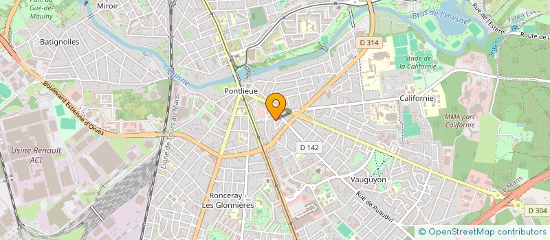 localisation de l'entreprise HUMAN-TOUCH MASSAGE à LE MANS