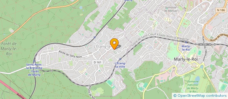 localisation de l'entreprise HUMAN VIEW  L'ETANG-LA-VILLE