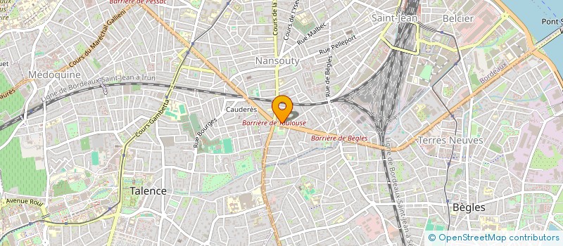 localisation de l'entreprise HUMAN VISION GLOBAL SOLUTION - CONSULTING  BORDEAUX