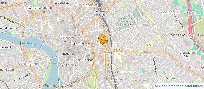 localisation de l'entreprise HUMAN7 à TOULOUSE