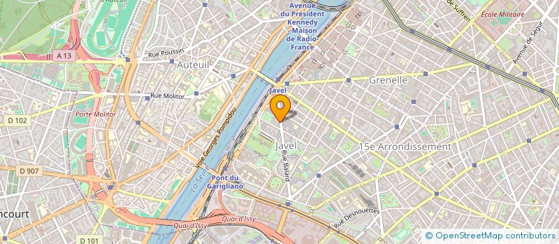 localisation de l'entreprise HUMANAGE - LE REVE DU PAPILLON  PARIS 15