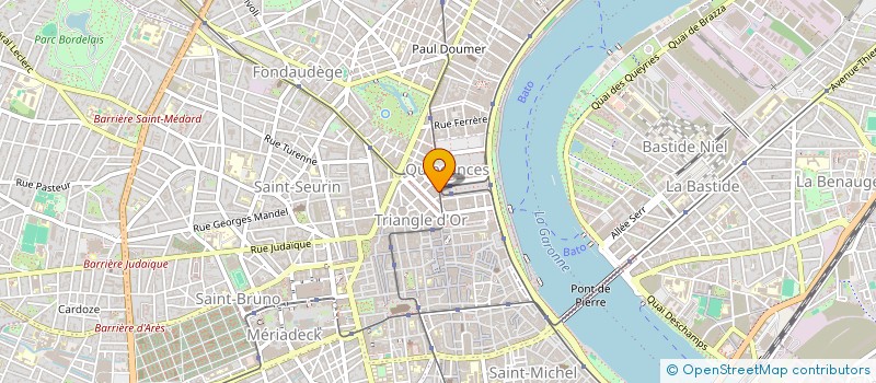 localisation de l'entreprise HUMANAVA à BORDEAUX