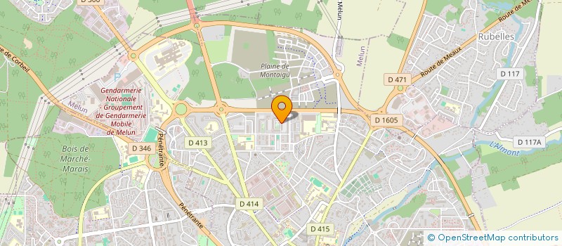 localisation de l'entreprise HUMANES RESSOURCES à MELUN