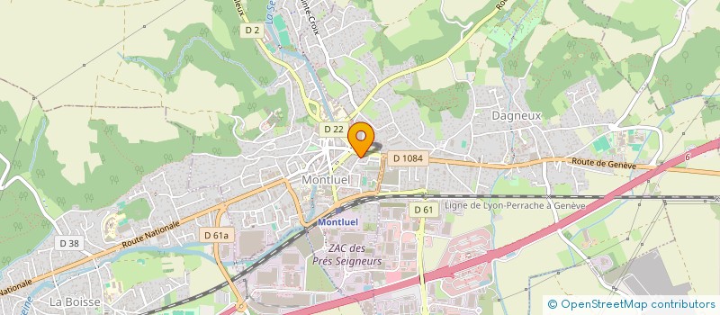 localisation de l'entreprise HUMANESSOR à MONTLUEL