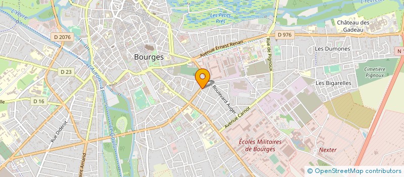 localisation de l'entreprise HUMANI-CHER. à BOURGES