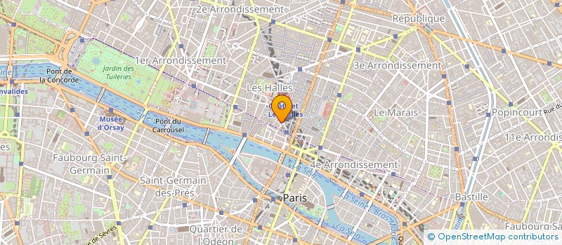 localisation de l'entreprise HUMANI HARMO PROMOT RECH BUDGE à PARIS
