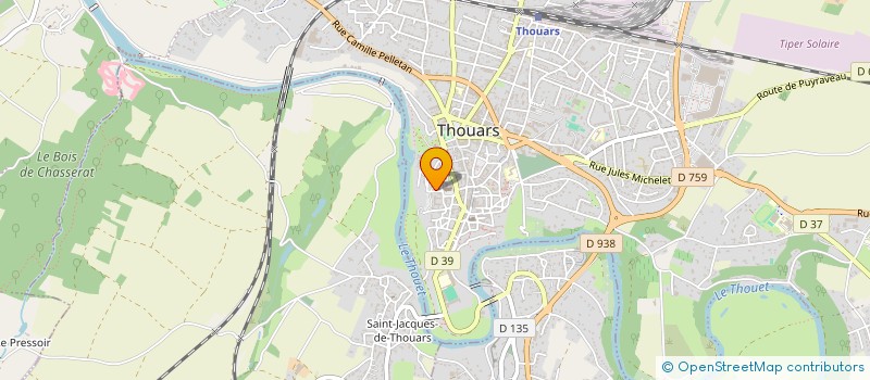 localisation de l'entreprise HUMANI'M à THOUARS