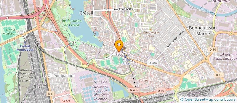 localisation de l'entreprise HUMANI'REVE  CRETEIL