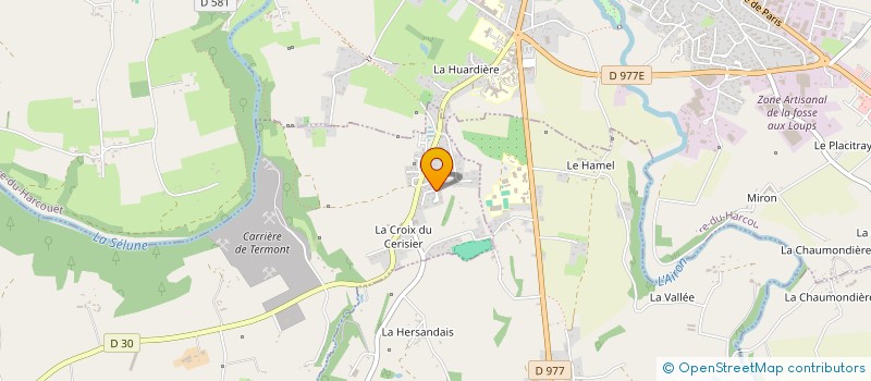 localisation de l'entreprise HUMANI TERRE  SAINT-BRICE-DE-LANDELLES