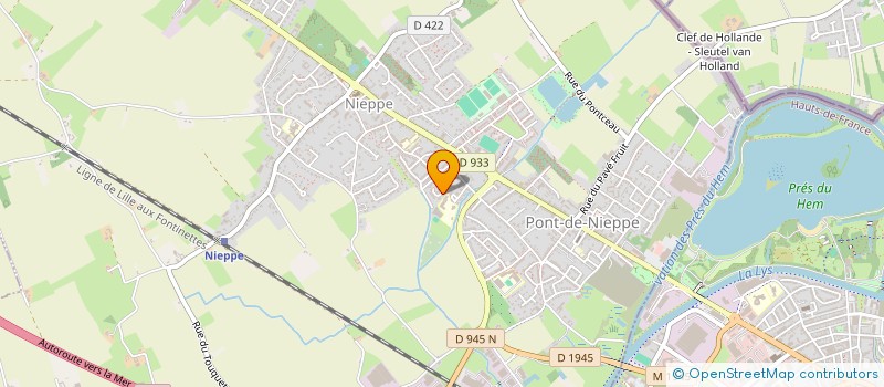 localisation de l'entreprise HUMANI' TWINS GO  NIEPPE