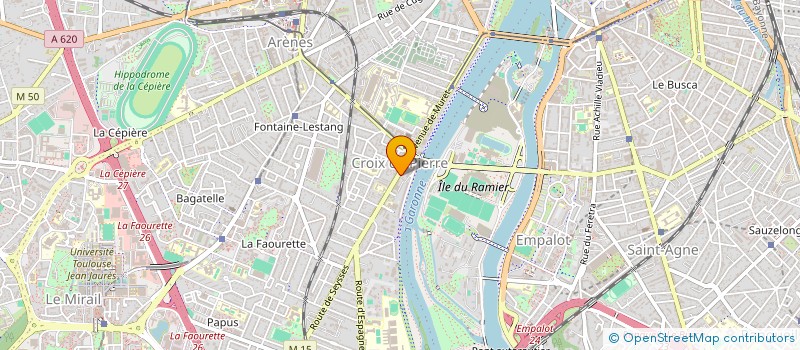 localisation de l'entreprise HUMANIA DEVELOPPEMENT  TOULOUSE