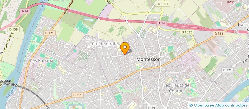 localisation de l'entreprise HUMANICARE CONSEIL  MONTESSON