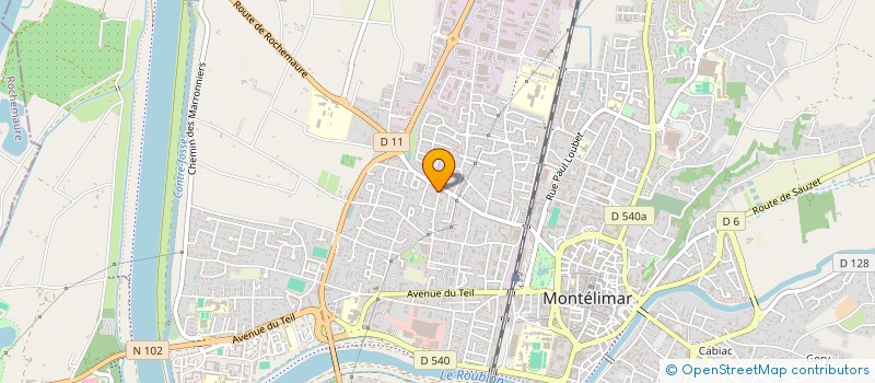 localisation de l'entreprise HUMANICO à MONTELIMAR