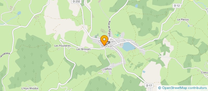 localisation de l'entreprise HUMANIMA à OUROUX-EN-MORVAN