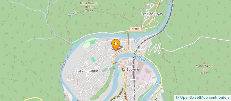 localisation de l'entreprise HUMANIS  REVIN