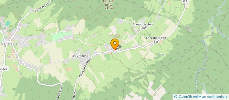 localisation de l'entreprise HUMANIS CONSEIL  BALLAISON