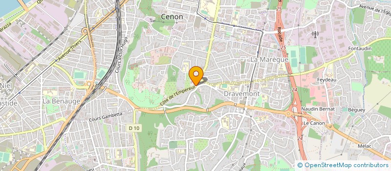 localisation de l'entreprise HUMANIS CONSULT  CARBON-BLANC