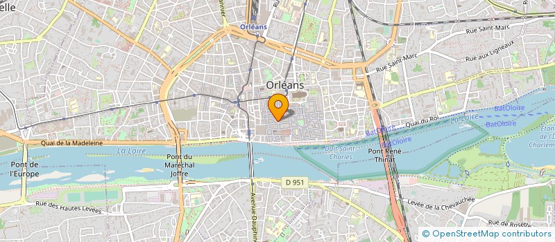 localisation de l'entreprise HUMANIS SOLUTIONS à ORLEANS