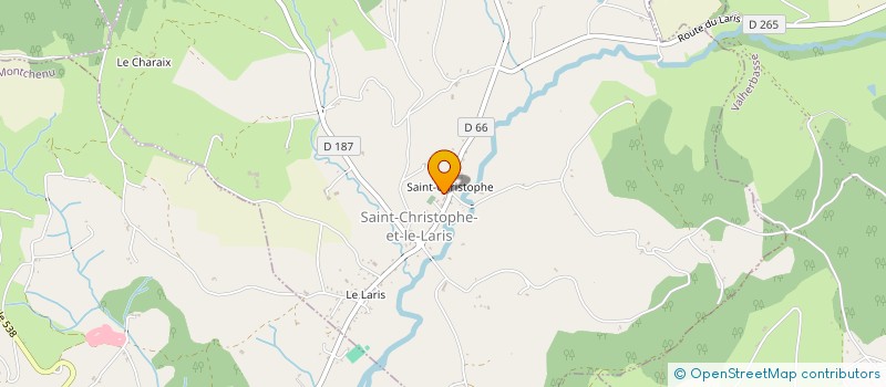 localisation de l'entreprise HUMANIS TERRE FONDATION  SAINT-CHRISTOPHE-ET-LE-LARIS