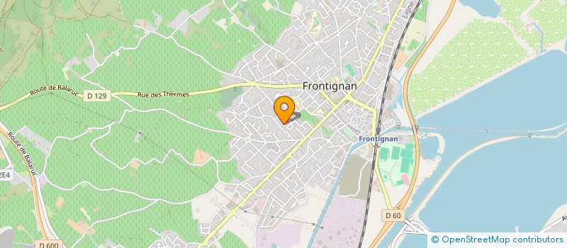 localisation de l'entreprise HUMANISCIENCES MONTPELLIER à FRONTIGNAN