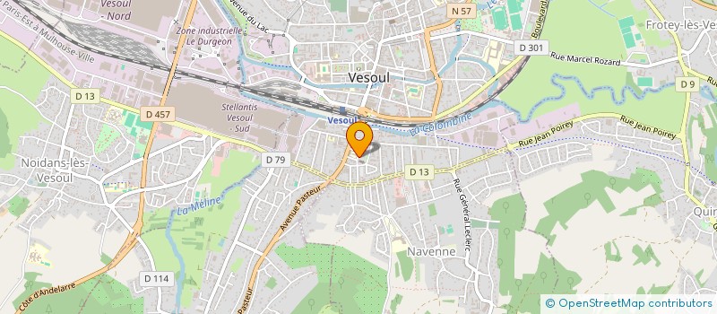 localisation de l'entreprise HUMANISME CULTURE JEUNESSE RURALE HTE S à VESOUL