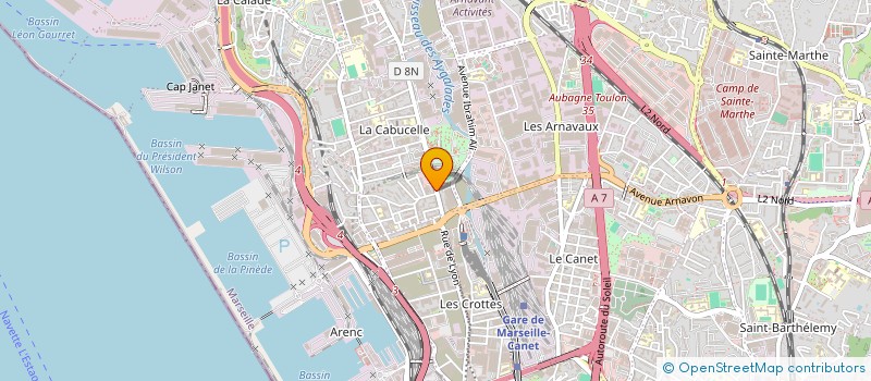 localisation de l'entreprise HUMANISME EUROPE MAGHREB à MARSEILLE