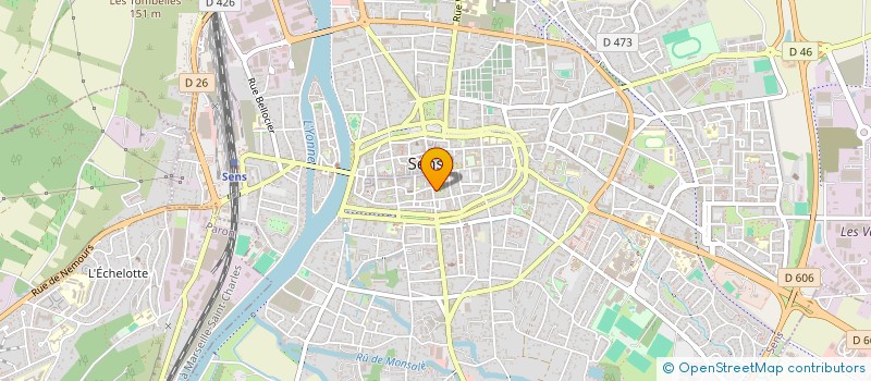 localisation de l'entreprise HUMANITAIRE-ACTION-REFLEXION-TRANSMISSION  SENS