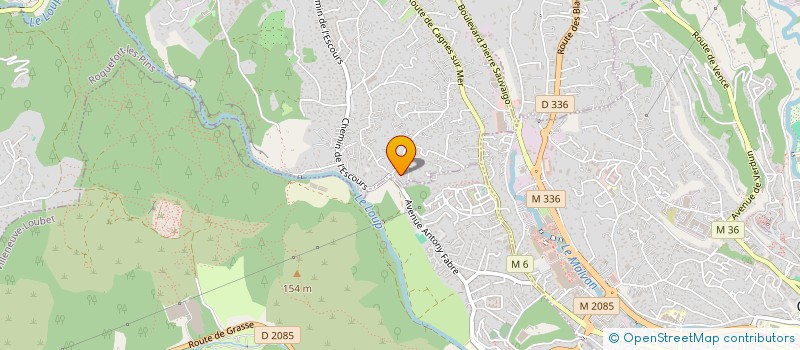 localisation de l'entreprise HUMANITAIRE BENIN  LA COLLE-SUR-LOUP