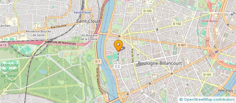 localisation de l'entreprise HUMANITARIAN EMERGENCY RESPONSE AFRICA - HERA à BOULOGNE-BILLANCOURT