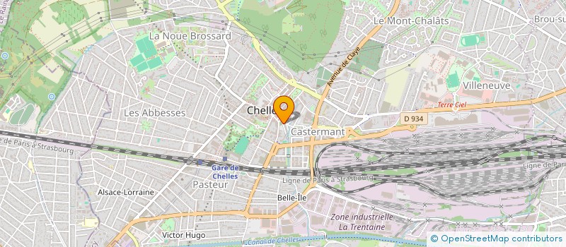 localisation de l'entreprise HUMANITAS INTERNATIONAL  CHELLES