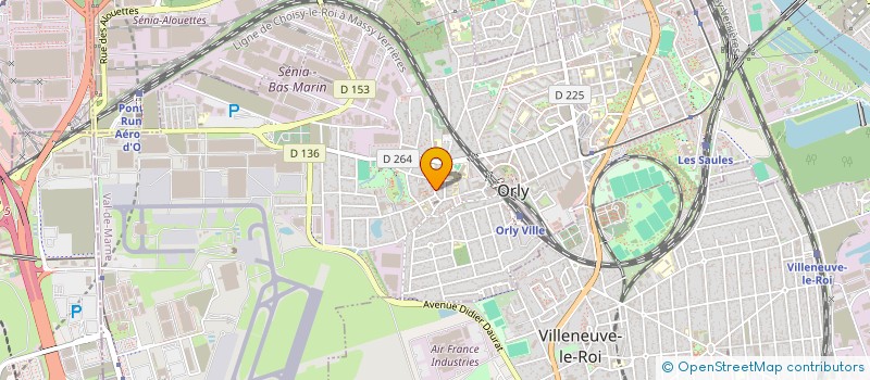 localisation de l'entreprise HUMANITE ETOILE à ORLY