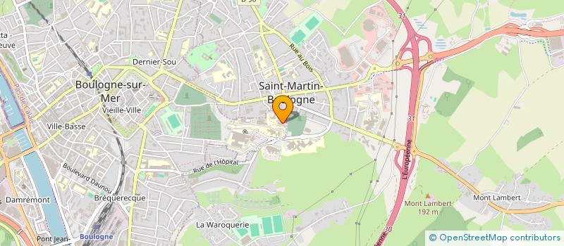 localisation de l'entreprise HUMANITE FRATERNITE INTERNATIONAL à BOULOGNE-SUR-MER