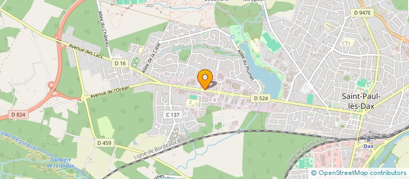 localisation de l'entreprise HUMANITE SANTE  SAINT-PAUL-LES-DAX
