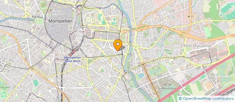 localisation de l'entreprise HUMANITUD FORMATION & COACHING à MONTPELLIER