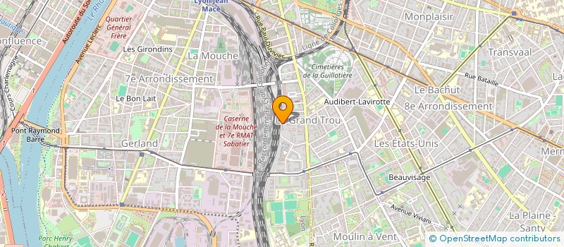 localisation de l'entreprise HUMANITY SERVICES SASU  LYON