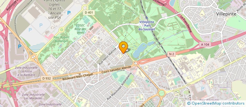 localisation de l'entreprise HUMANLIFT à AULNAY-SOUS-BOIS