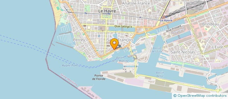 localisation de l'entreprise HUMANN ET TACONET  LE HAVRE