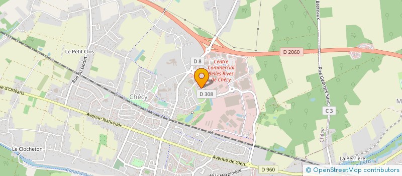 localisation de l'entreprise HUMANOT  CHECY