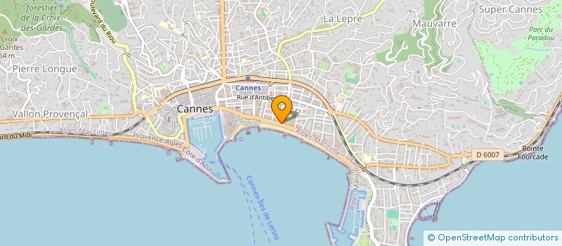 localisation de l'entreprise HUMANS MUSIC à CANNES