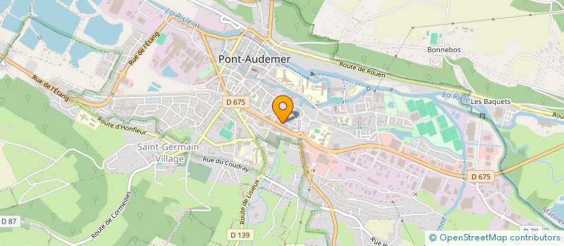 localisation de l'entreprise HUMANTECH  PONT-AUDEMER