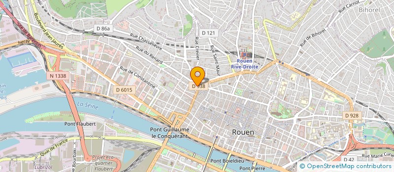 localisation de l'entreprise HUMANTOCOMPUTER à ROUEN
