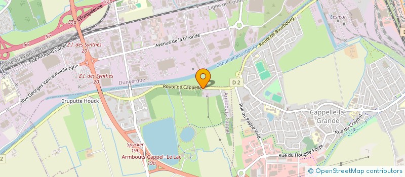 localisation de l'entreprise HUMANUM à ARMBOUTS-CAPPEL