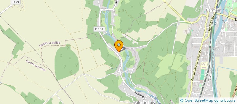 localisation de l'entreprise HUMATEL  VALMONDOIS